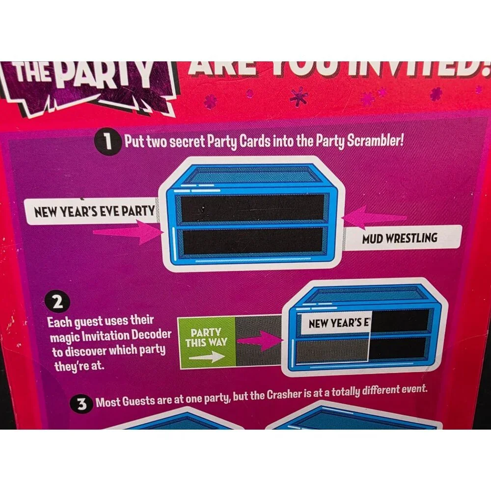 Crash The Party Card Game 2-8 Players Ages 17+ 30-Minute Playtime Fun Social